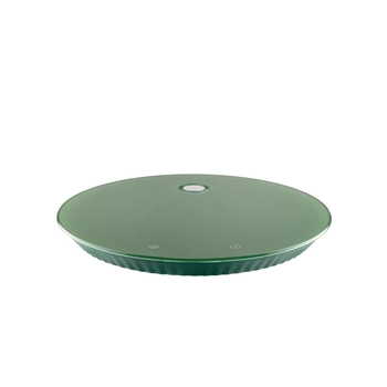 Alessi - Cyfrowa waga kuchenna PLISSE - zielona, średnica 27,50 cm
