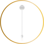 UMAGE (Vita) - Zawieszenie do lampy CANNONBALL - wysokość 250 cm, biały