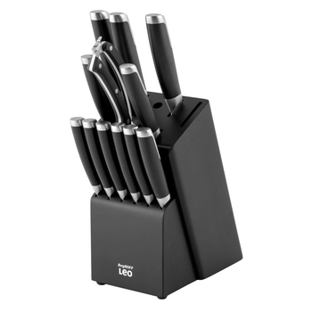 BergHOFF – Zestaw noży kuchennych Leo Graphite z blokiem, 13 elementów