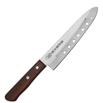 Satake Cutlery - Nóż szefa kuchni Air Holes - długość ostrza 18 cm | Tomoko 803-724