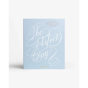 Printworks – album ślubny The Perfect Day, jasnoniebieski