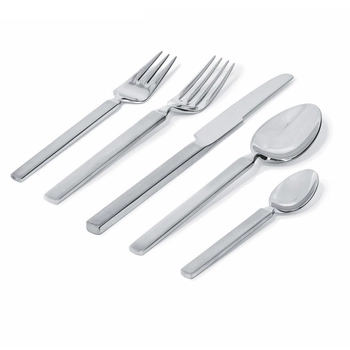 Alessi - Zestaw sztućców dla 6 osób DRY - srebrne, 30 elementów