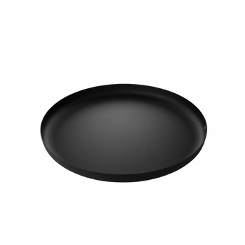 Alessi - Okrągła taca TEXTURE - czarna, średnica 35 cm