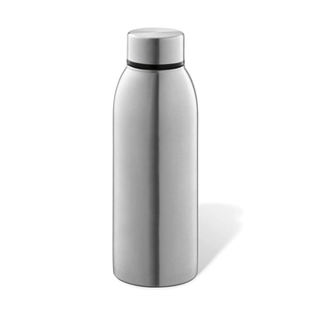 Zack - Butelka na napoje MINO - pojemność 600 ml, stal matowa