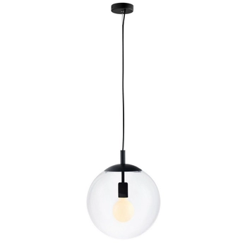 Kaspa - lampa wisząca Alur - rozmiar L, średnica 40 cm, czarna