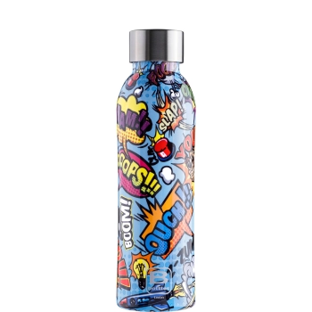 Casa Bugatti - Butelka termiczna B Bottles Twin – wzór Komiks, 500 ml