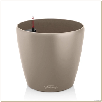 Lechuza - Doniczka Classico Color 21, średnica 21,5 cm, piaskowy brąz