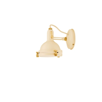 Kaspa - Kinkiet regulowany Nautilius - średnica 11,50 cm, kremowy