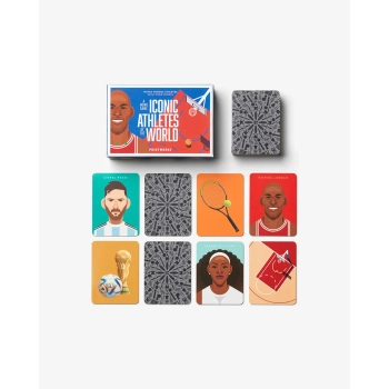 Printworks - Gra memo Kultowi sportowcy – edukacyjna gra pamięciowa, 50 kart