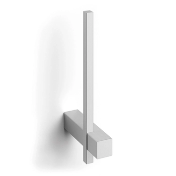 Zack - Uchwyt na zapasowe rolki papieru CARVO - stal nierdzewna matowa, wysokość 19,50 cm