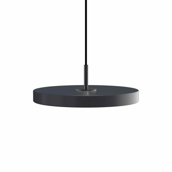 UMAGE (Vita) - Lampa Asteria Plus Mini - antracytowa, średnica 43 cm, czarny dekor