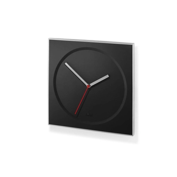 Zack - Zegar ścienny Hoyo - długość 26 cm, czarny