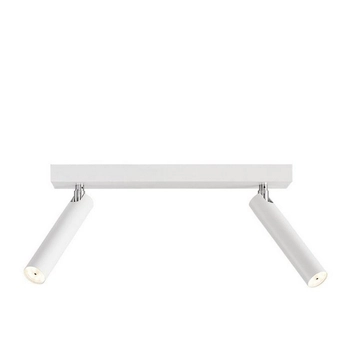 Kaspa - listwa dwupunktowa Roll 2 - szerokość 35 cm, wysokość 17 cm, biała