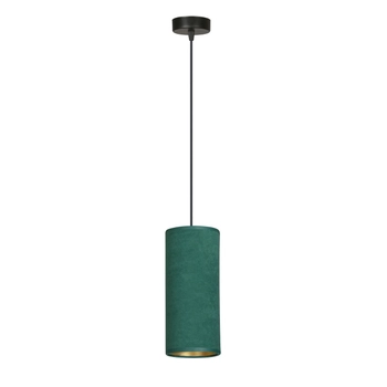 Emibig - Lampa wisząca Bente 1 bl green - wysokość max 100 cm, stal lakierowana, abażur