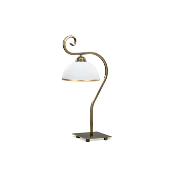 Emibig - Lampka nocna Wivara LN1 gold - wysokość 50 cm, stal lakierowana, szkło