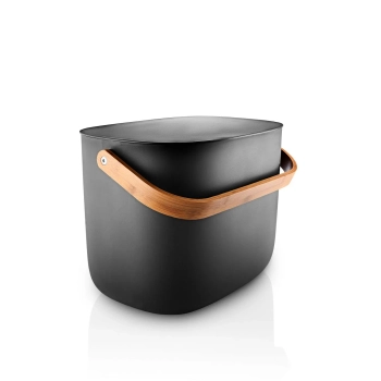 Eva Solo – Kosz na śmieci Reflect 16 l – matowa czerń, na 2 worki