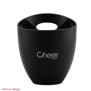 Cheer Moda - Kubełek na lód Chill - czarny, wysokość 24,90 cm