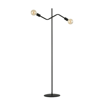 Emibig - Lampa stojąca Frix LP2 black - wysokość 150 cm, stal lakierowana