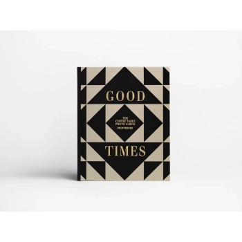 Printworks - Album fotograficzny GOOD TIMES XL – czarno-beżowy, tkaninowa oprawa