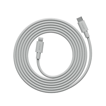 Avol - Kabel 1 USB C do ładowania Lightning (MFi), 2 m - szary