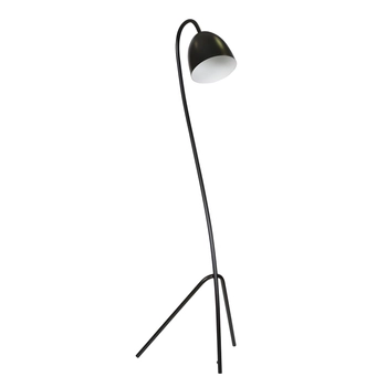 Emibig - Lampa stojąca Haris LP1 black/white - wysokość 160 cm, stal lakierowana