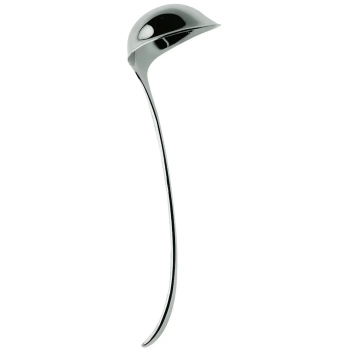 Casa Bugatti - Łyżka do zupy Settimocielo – stal nierdzewna, błyszcząca, 31 cm