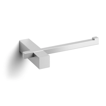 Zack - Uchwyt na papier toaletowy CARVO - stal nierdzewna matowa, szerokość 16,50 cm