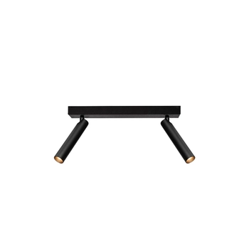 Kaspa - listwa dwupunktowa Roll 2 - szerokość 35 cm, wysokość 17 cm, czarna