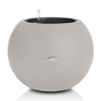 Lechuza - Donica Puro Color 50  - średnica 49 cm, piaskowy brąz, matowa