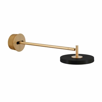 UMAGE (Vita) - Kinkiet Asteria Wall long Hardwire - czarny, długość 45 cm | Montaż bez kabla