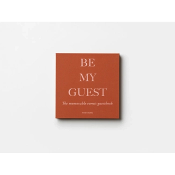 Printworks - Księga gości Be My Guest – rdzawo-różowa, 100 stron