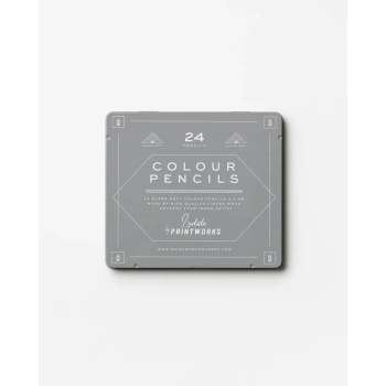 Printworks - Kredki ołówkowe Classic – zestaw 24 kolorów, drewno FSC