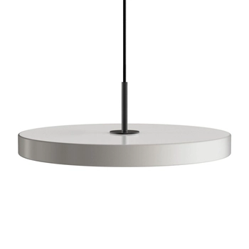 UMAGE (Vita) - Lampa Asteria Medium - średnica 43 cm, szara, czarny dekor