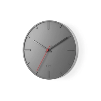 Zack - Zegar ścienny WANU - średnica 27 cm, szary
