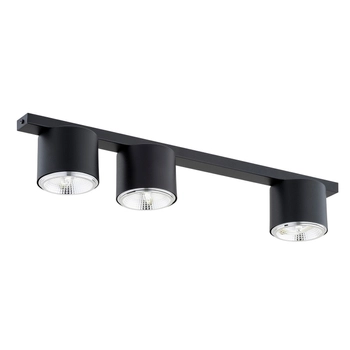Emibig - Lampa sufitowa Nano 3 black - szerokość 70 cm, stal lakierowana proszkowo