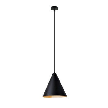 Emibig - Lampa wisząca Rebel 1 black/gold - wysokość max 100 cm, stal lakierowana proszkowo