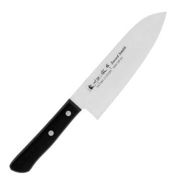 Satake Cutlery - Nóż Santoku - długość ostrza 17 cm | MV Pakka 801-812