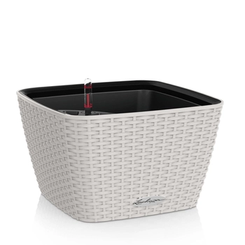 Lechuza - doniczka Bacino Cottage 30 - wysokość 18 cm, jasnoszara