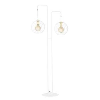 Emibig - Lampa stojąca Albio LP2 white - wysokość 155 cm, stal lakierowana