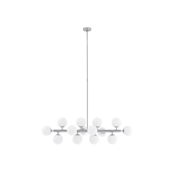 Kaspa - Lampa wisząca Cumulus 1 - wysokość 140 cm, szerokość 110 cm, chrom