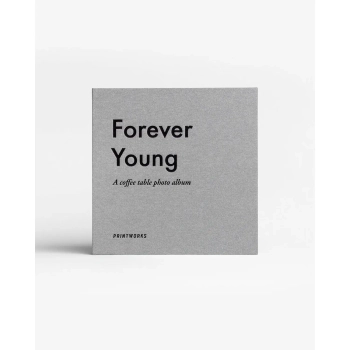Printworks - Album fotograficzny Forever Young – szary, mały format