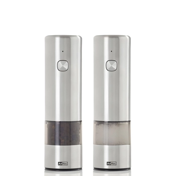 AdHoc - Zestaw elektrycznych młynków do pieprzu i soli i.MILL - wysokość 17 cm