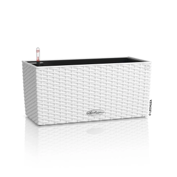 Lechuza - doniczka Balconera Cottage 40 - długość 40 cm, biała
