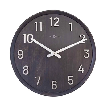 NeXtime – Zegar ścienny dekoracyjny Precious, czarny, 50 cm