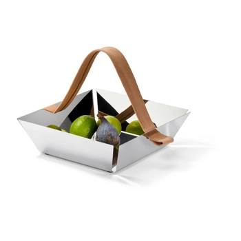 Philippi - Misa na owoce A Tavola - srebrna, wysokość 7 cm