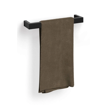 Zack - Reling łazienkowy LINEA - długość 46,50 cm, czarny