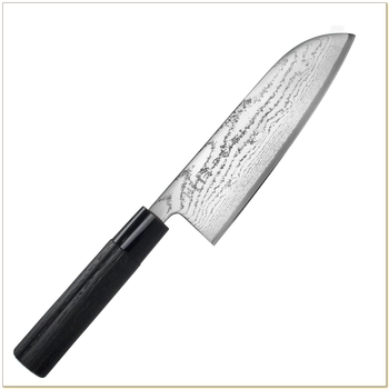 Tojiro Shippu Black - Nóż Santoku 16,5 cm