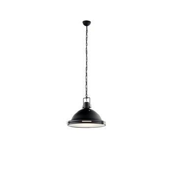 Kaspa - lampa wisząca Nautilius - rozmiar L, średnica 38,50 cm, czarna