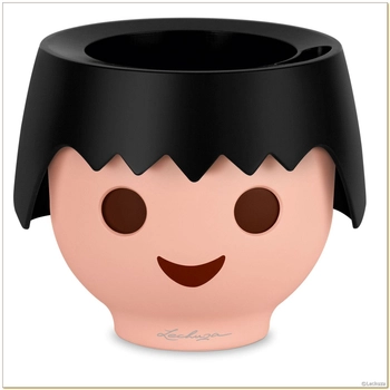 Lechuza - Doniczka OJO - czarna