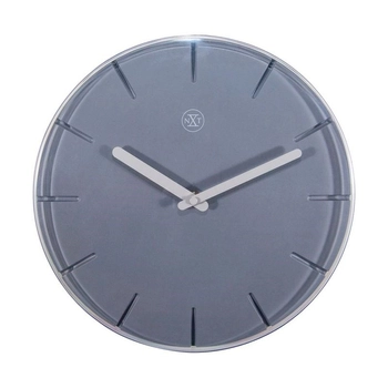 NeXtime – Zegar ścienny Sweet z falistą tarczą – szary, 29,5 cm